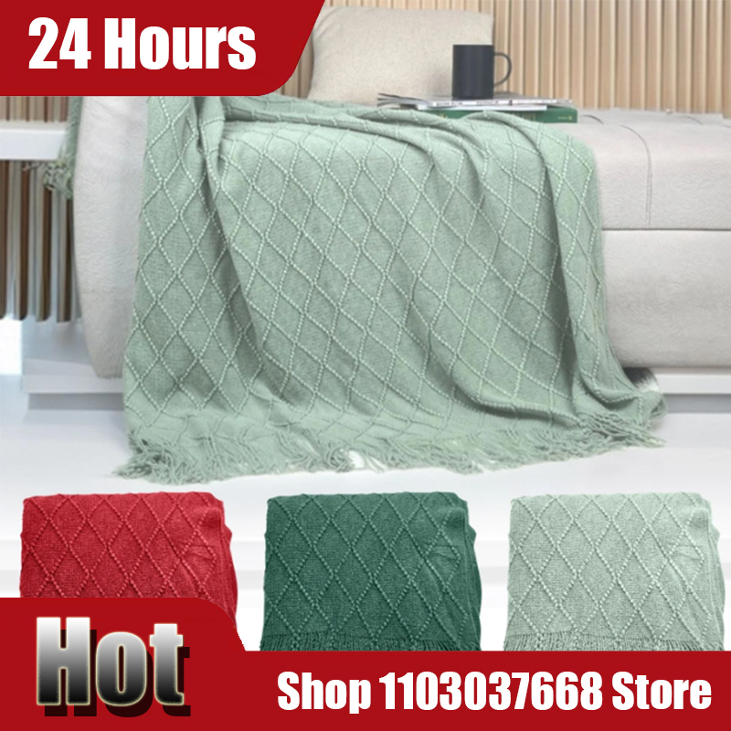 Christmas Throw Blanket - الشتاء الزخرفية رمي كبير للأريكة أريكة
