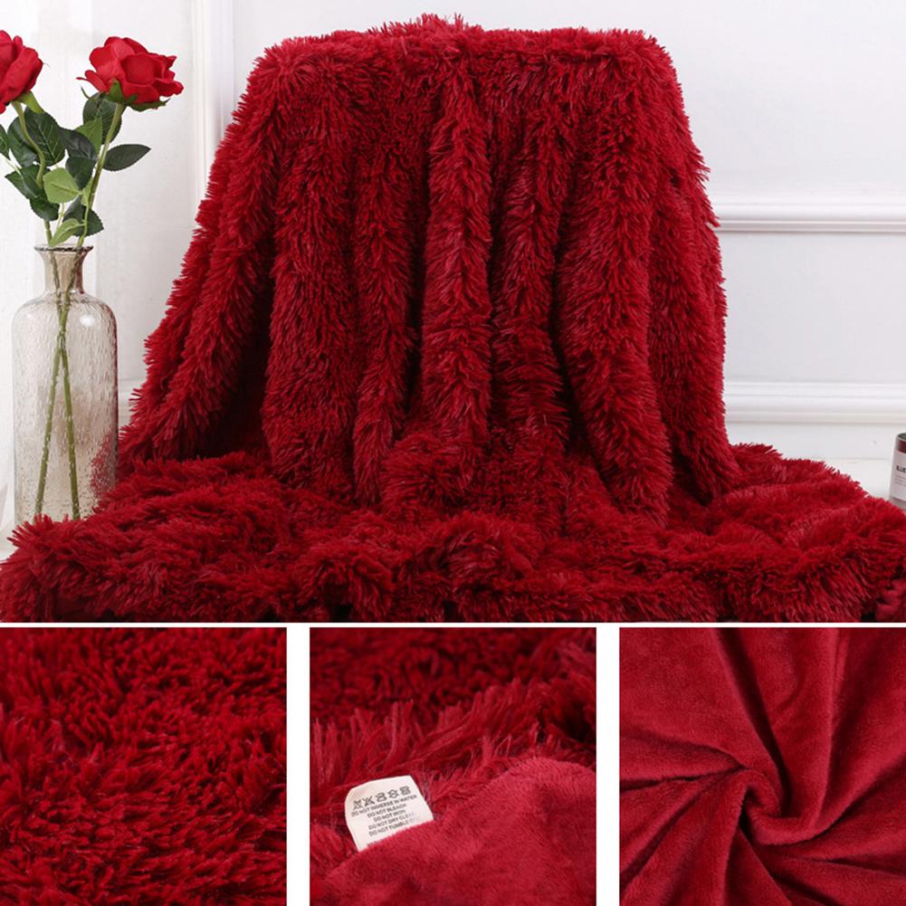 Christmas Throw Blanket - مفرش سرير ناعم كثيف الشعر, مفرش