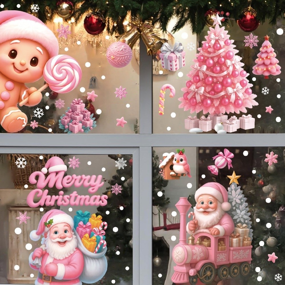 Snowflake Window Decal - ملصقات نافذة PVC قابلة للإزالة ندفة