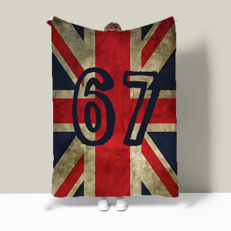 Christmas Throw Blanket - الاتحاد جاك العلم ميمي عدد 