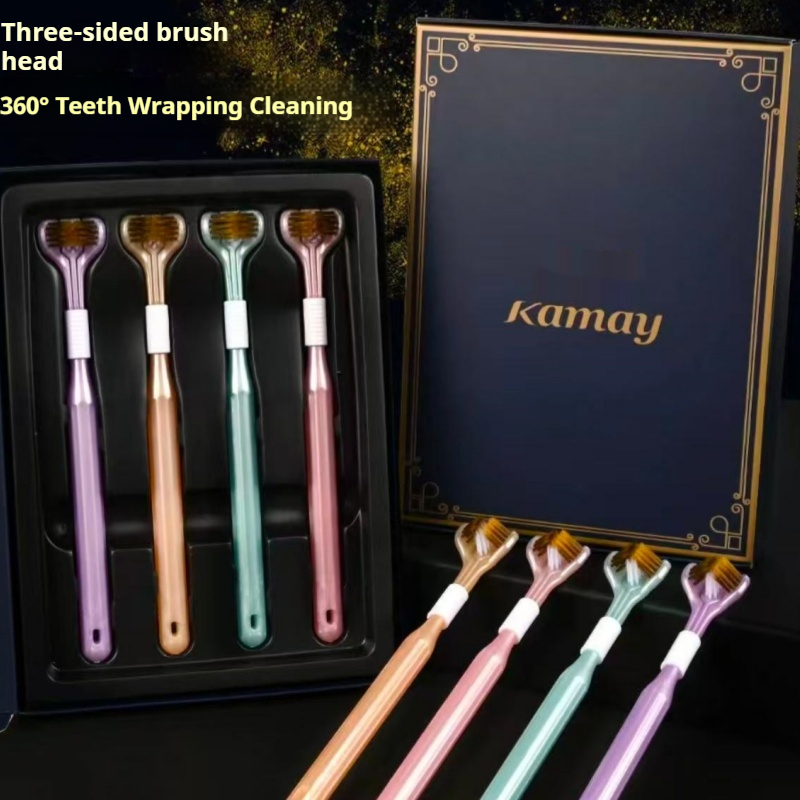 Gift Box Wrap Set - مجموعة من 4 فراشي أسنان في
