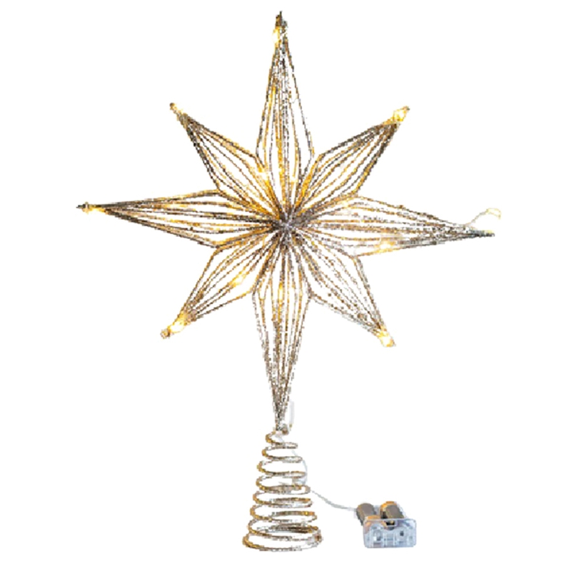 Star Tree Topper - نجمة LED شجرة عيد الميلاد الحلي