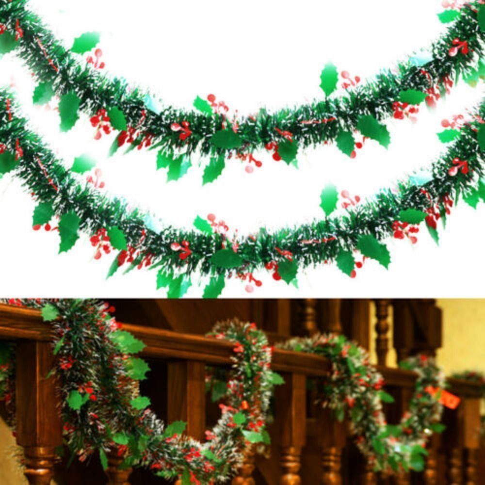 2 قطعة قابلة لإعادة الاستخدام  - مراجعة Tinsel Garland Decoration وسعره