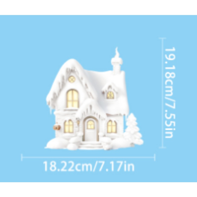 ثلج ندفة الثلج الأيائل عيد الم - مراجعة Snowflake Window Decal وسعره