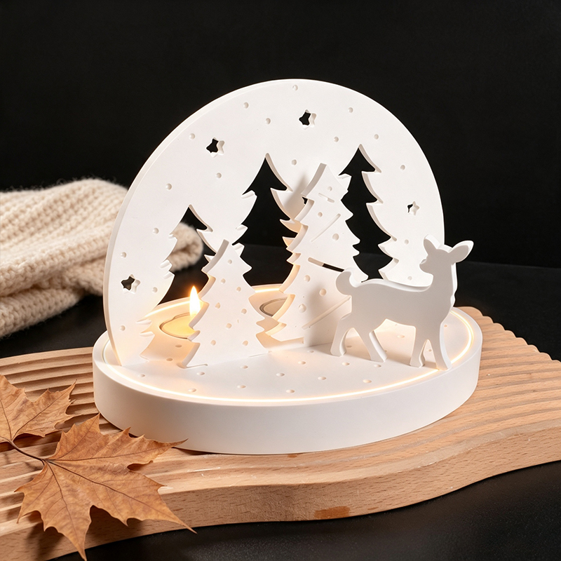 قوالب سيليكون لحامل شموع الإضا - مراجعة Holiday Candle Set وسعره