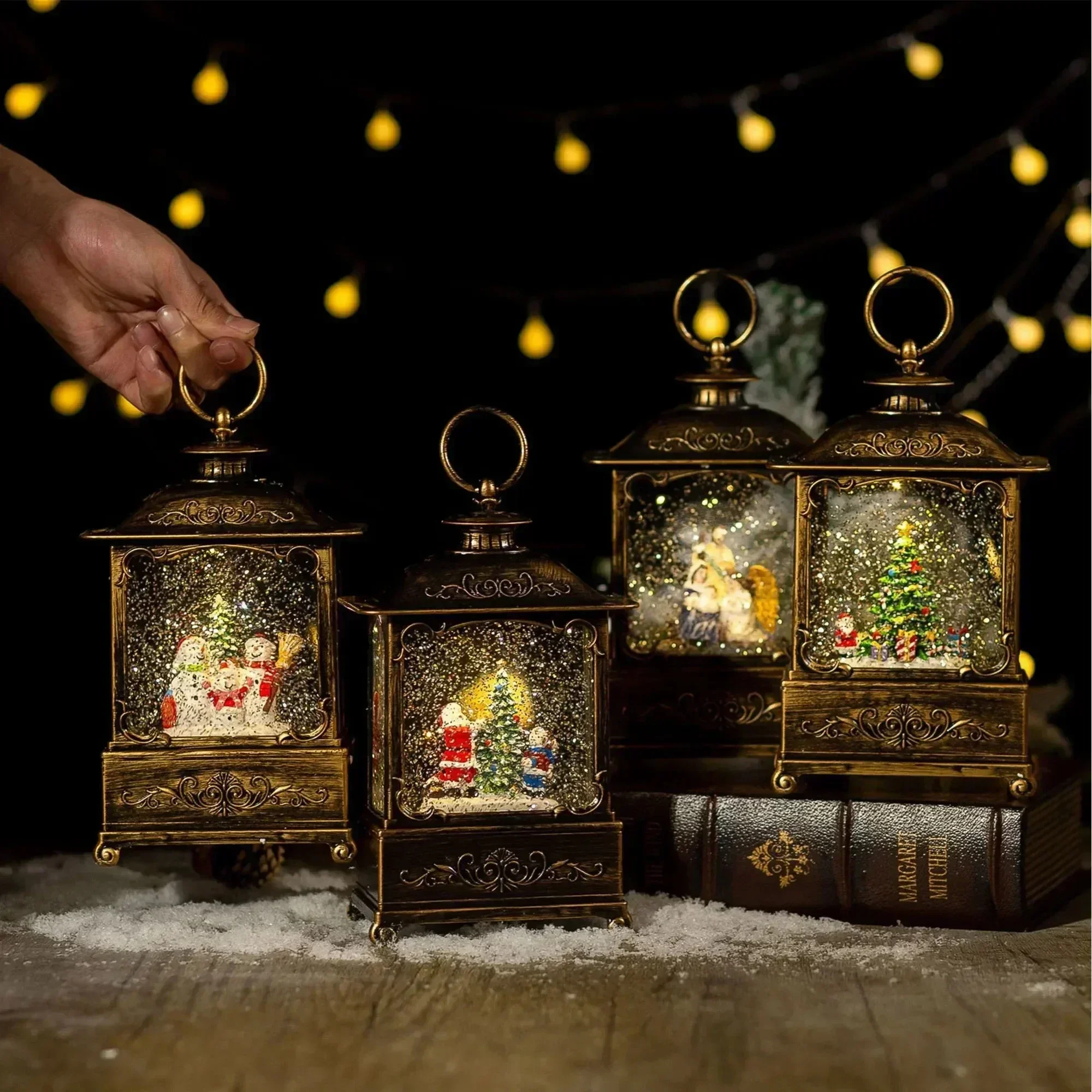 كرة ثلجية موسيقية للكريسماس مع - مراجعة Snow Globe Musical وسعره