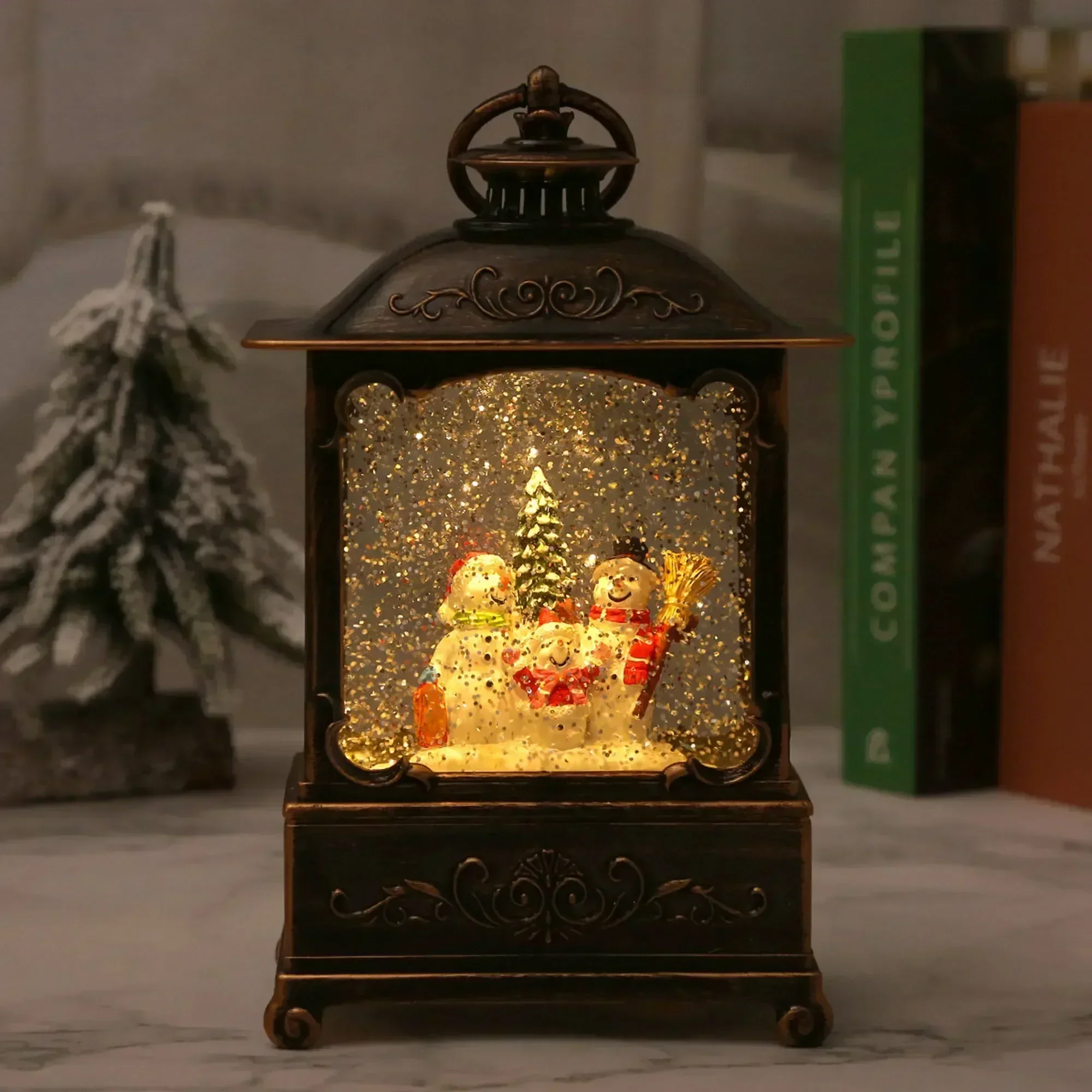 كرة ثلجية موسيقية للكريسماس مع - مراجعة Snow Globe Musical وسعره
