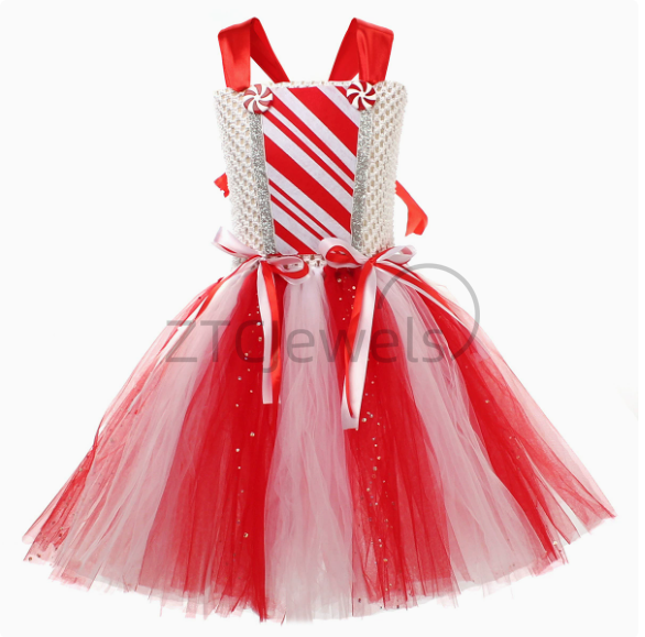 فستان توتو للفتيات لعيد الميلا - مراجعة Elf Costume Christmas وسعره