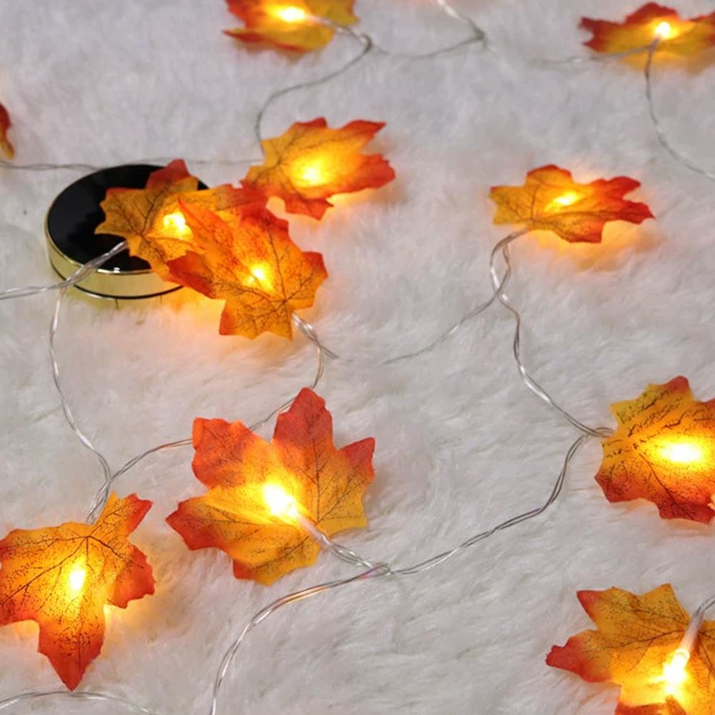 سلسلة أضواء على شكل أوراق القي - مراجعة Led Fairy String Lights وسعره
