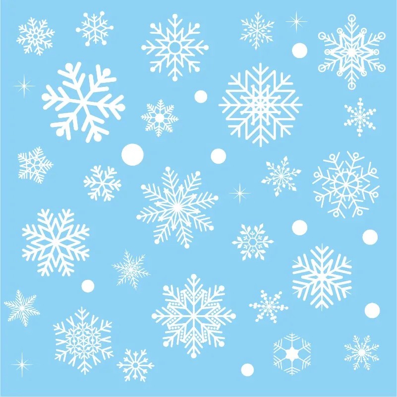 ملصقات نوافذ عيد الميلاد على ش - مراجعة Snowflake Window Decal وسعره
