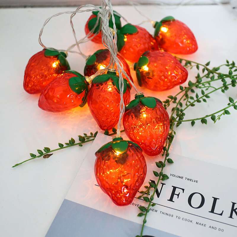 6.5FT 10 المصابيح الفراولة سلس - مراجعة Led Fairy String Lights وسعره
