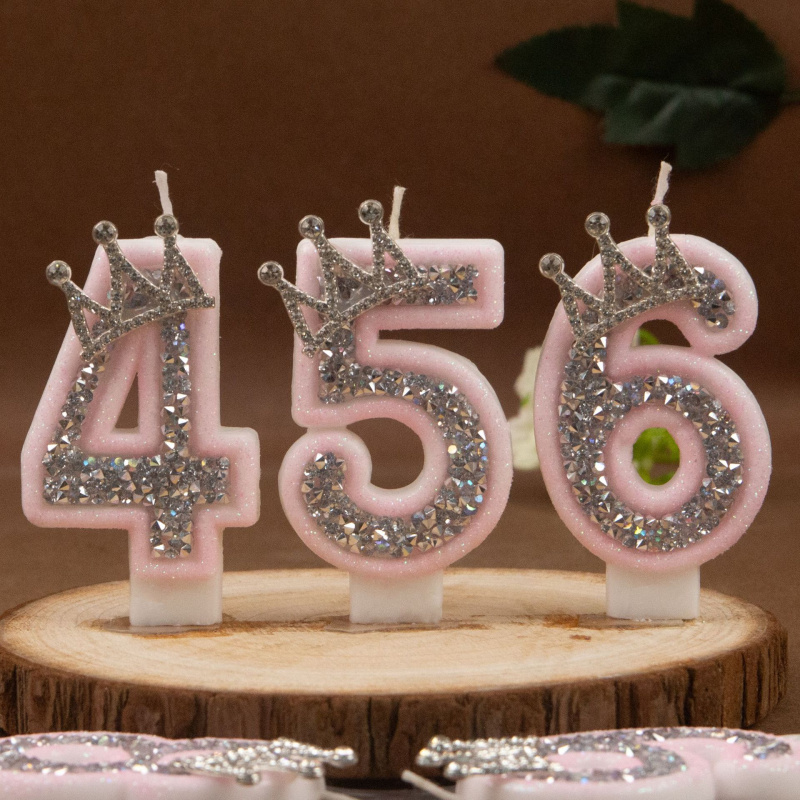الشموع الرقمية 0-9 الوردي الفض - مراجعة Holiday Candle Set وسعره