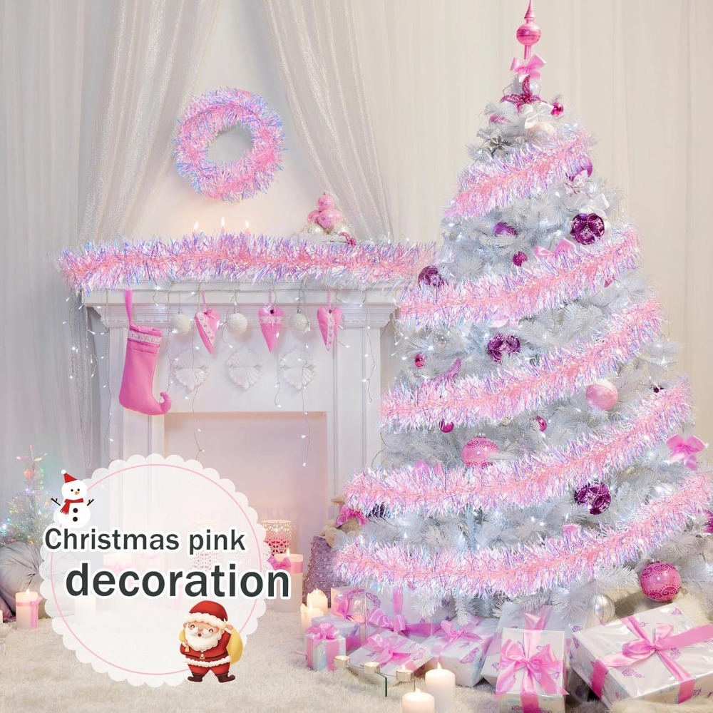 شريط زينة عيد الميلاد بطول 2 م - مراجعة Tinsel Garland Decoration وسعره