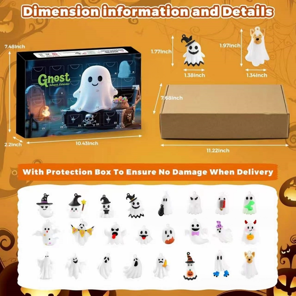 تقويم الهالوين لمدة 24 يومًا م - مراجعة Advent Calendar Gift وسعره