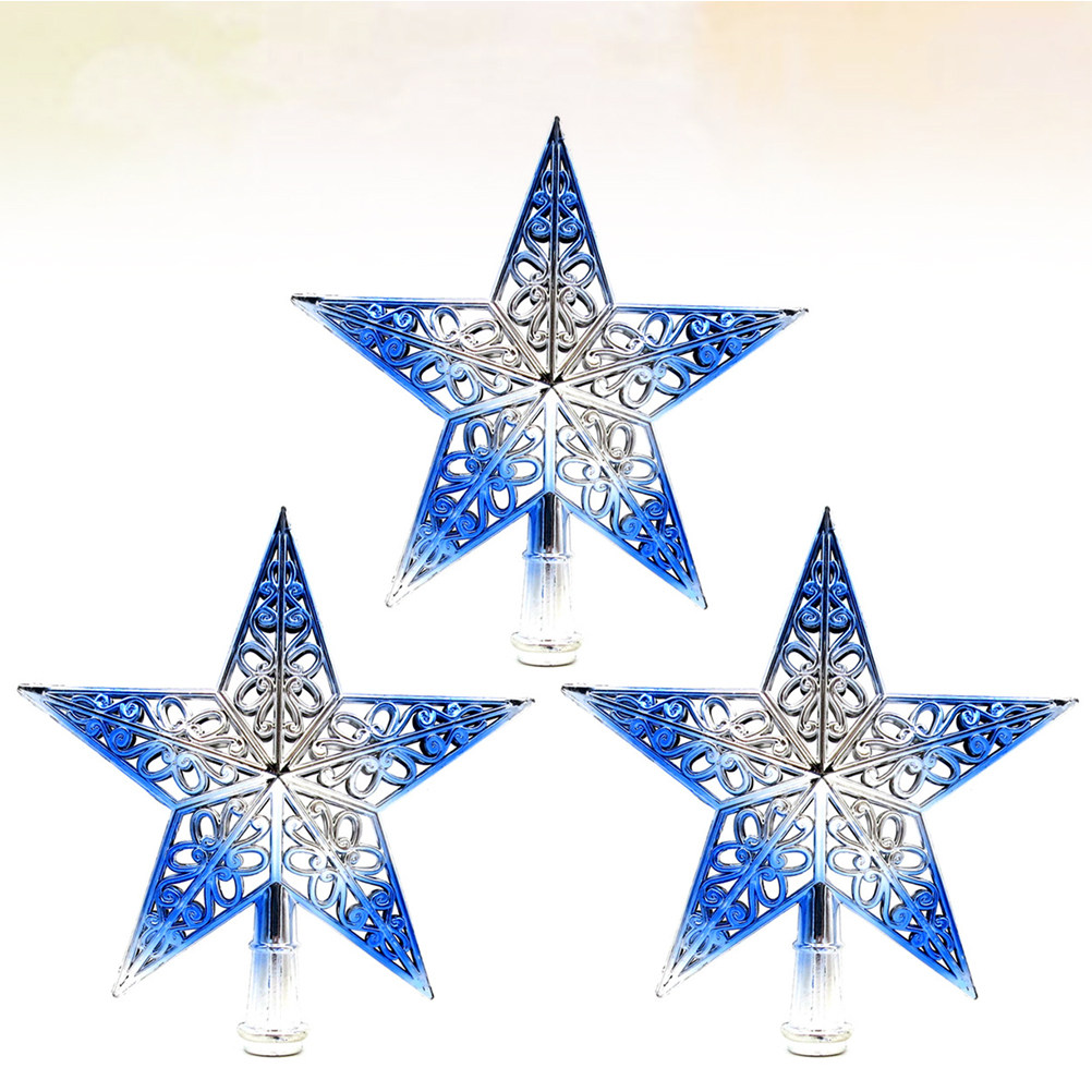 3 قطع نجمة مجوفة بطول 20 سم لت - مراجعة Star Tree Topper وسعره