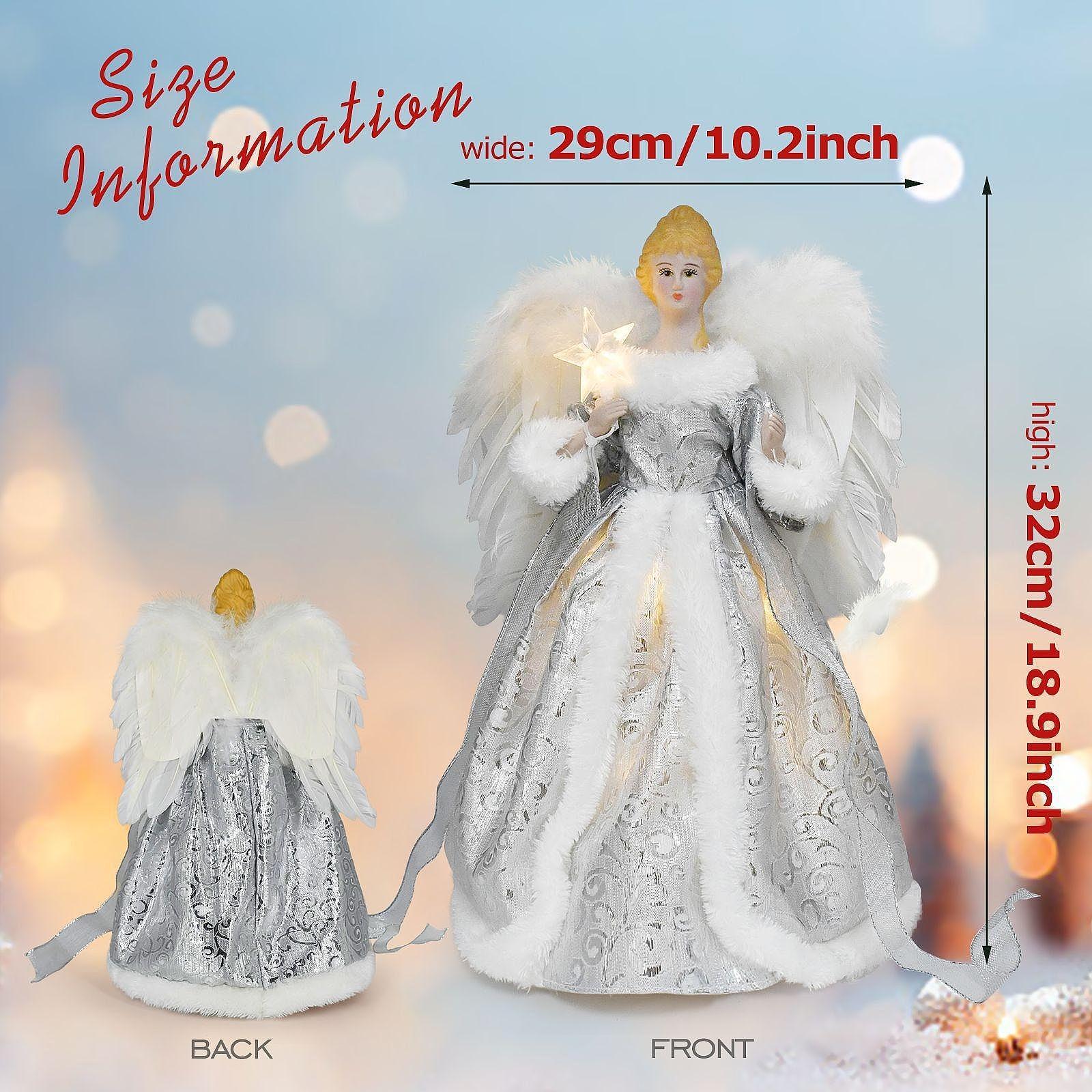 نجمة شجرة عيد الميلاد البيضاء  - مراجعة Star Tree Topper وسعره