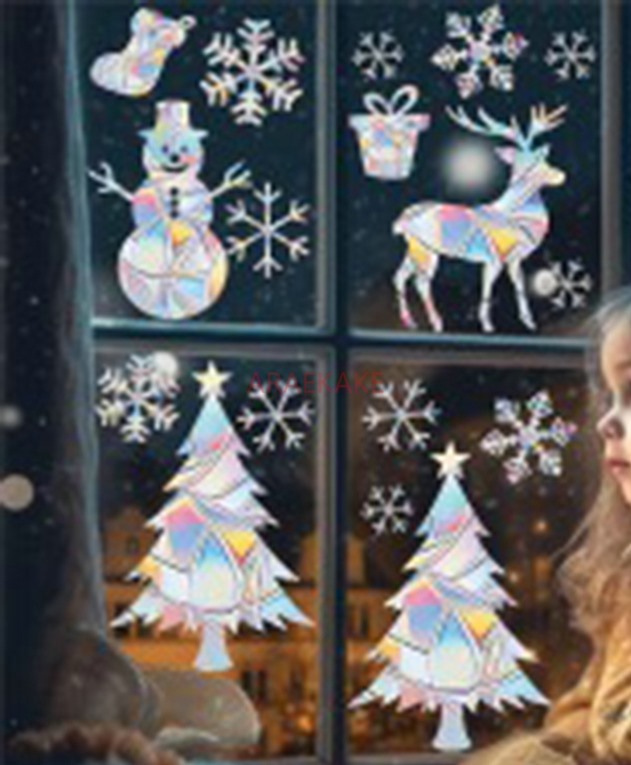 مجموعتان من ملصقات النوافذ الك - مراجعة Snowflake Window Decal وسعره