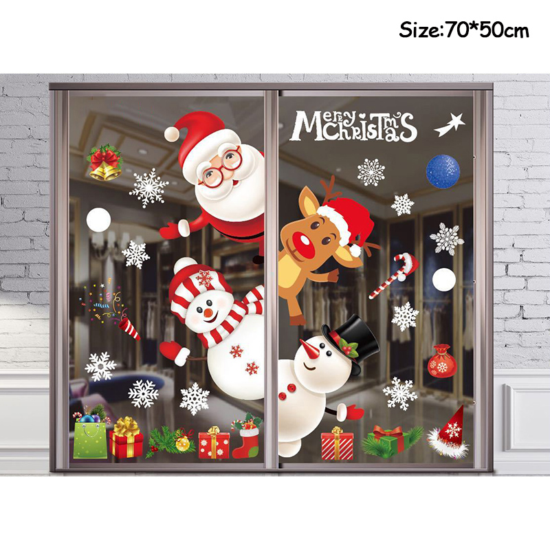عيد ميلاد سعيد الديكور ملصقات  - مراجعة Snowflake Window Decal وسعره