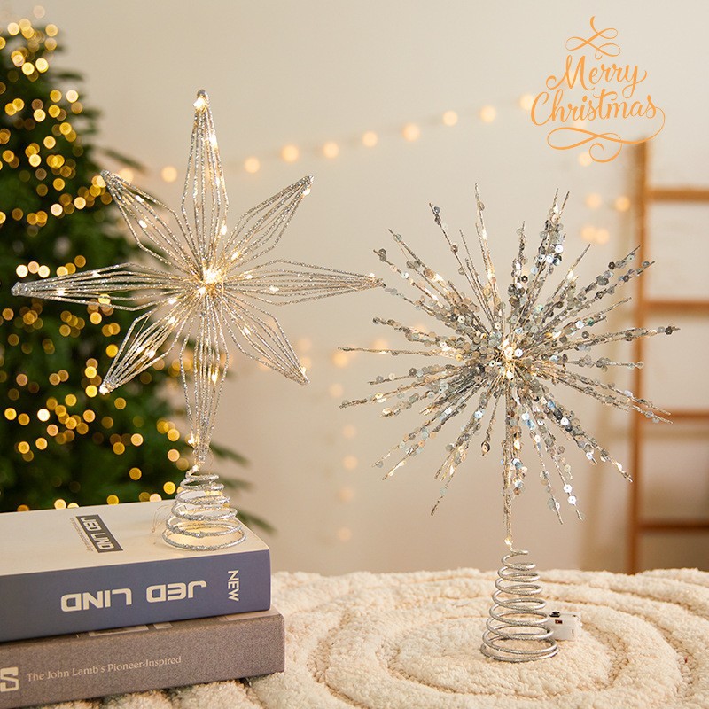 30 سنتيمتر شجرة عيد الميلاد ال - مراجعة Star Tree Topper وسعره