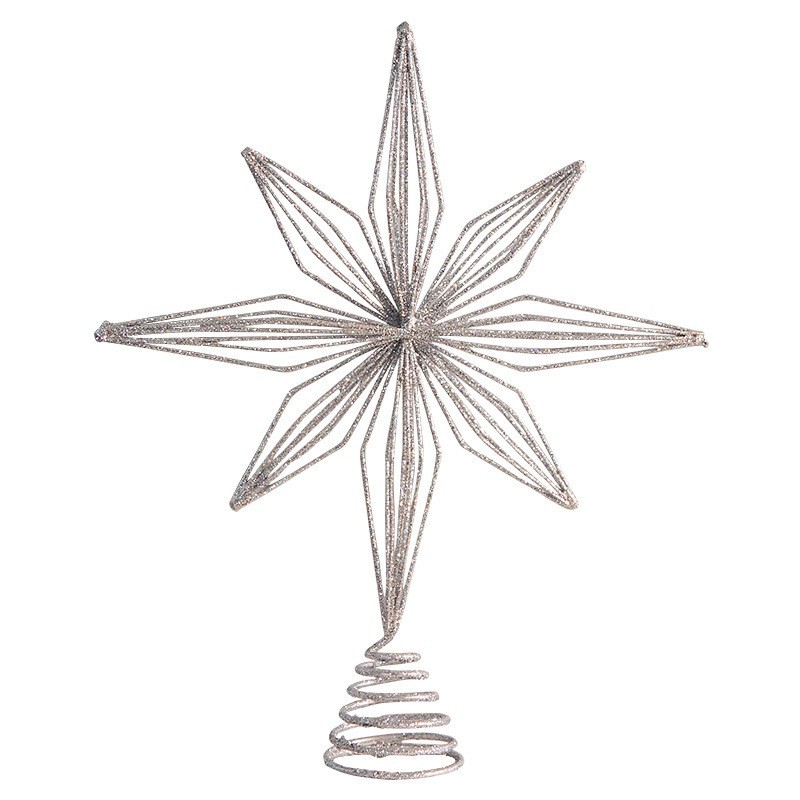 30 سنتيمتر شجرة عيد الميلاد ال - مراجعة Star Tree Topper وسعره