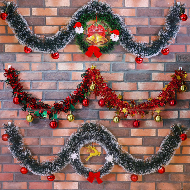 1/3/5 قطع شريط زينة معدني أخضر - مراجعة Tinsel Garland Decoration وسعره