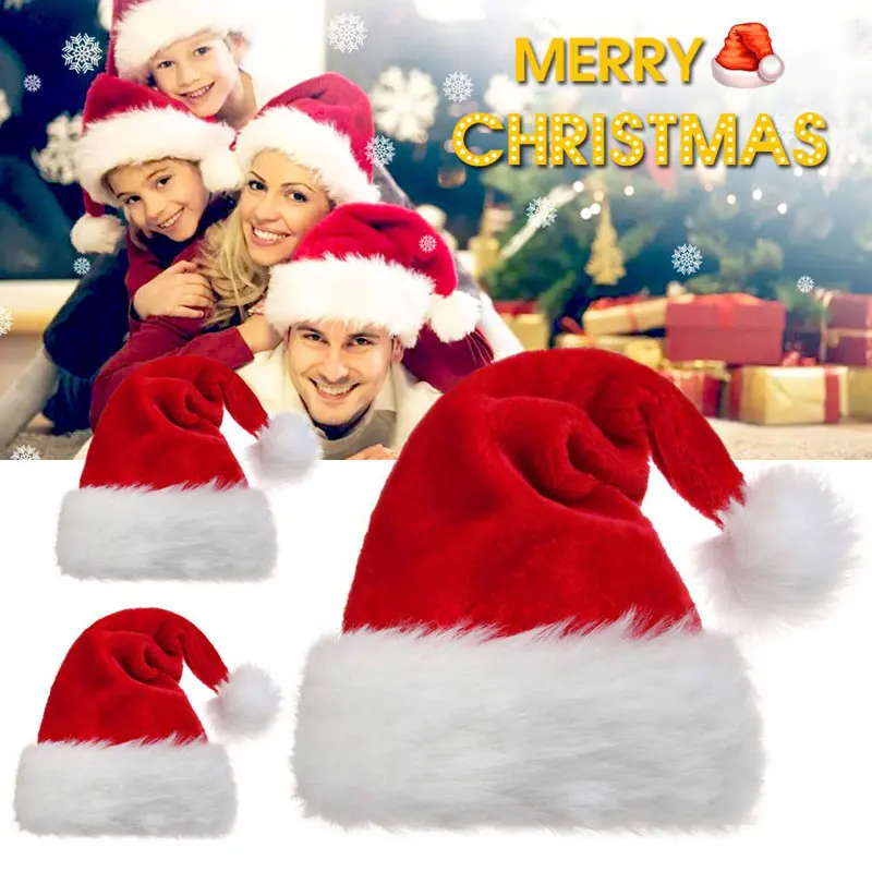 قبعة سانتا كلوز للكريسماس، قبع - مراجعة Santa Hat Plush وسعره