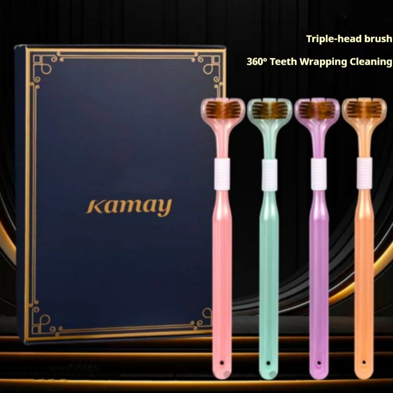 مجموعة من 4 فراشي أسنان في علب - مراجعة Gift Box Wrap Set وسعره