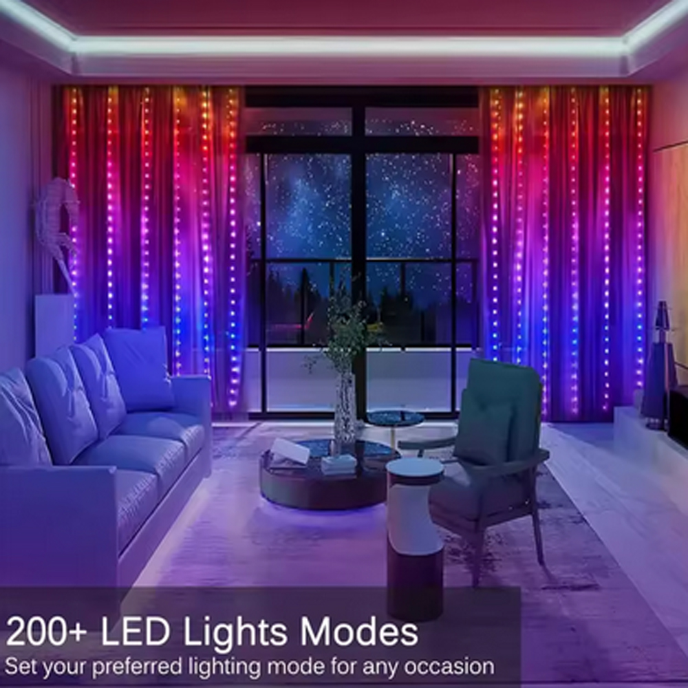 3M RGB الذكية LED الستار أضواء - مراجعة Led Fairy String Lights وسعره