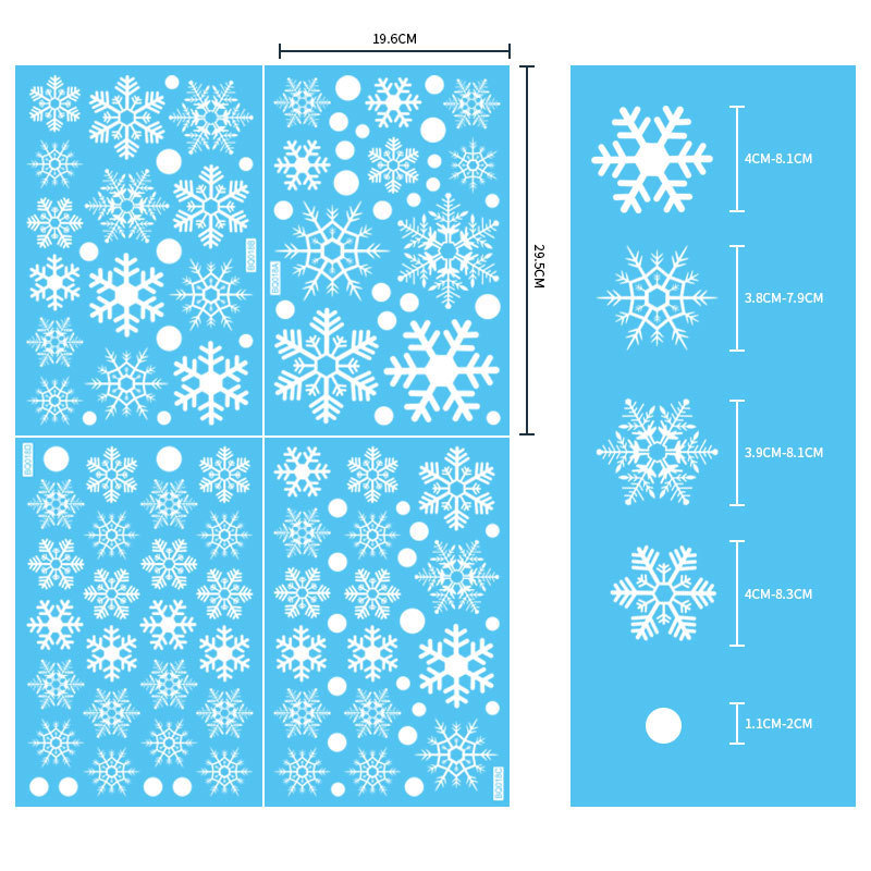ملصقات نوافذ قابلة للإزالة من  - مراجعة Snowflake Window Decal وسعره