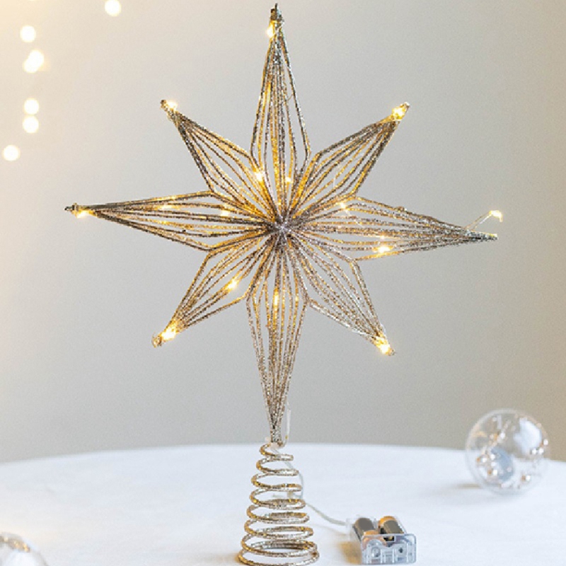 نجمة LED شجرة عيد الميلاد الحل - مراجعة Star Tree Topper وسعره