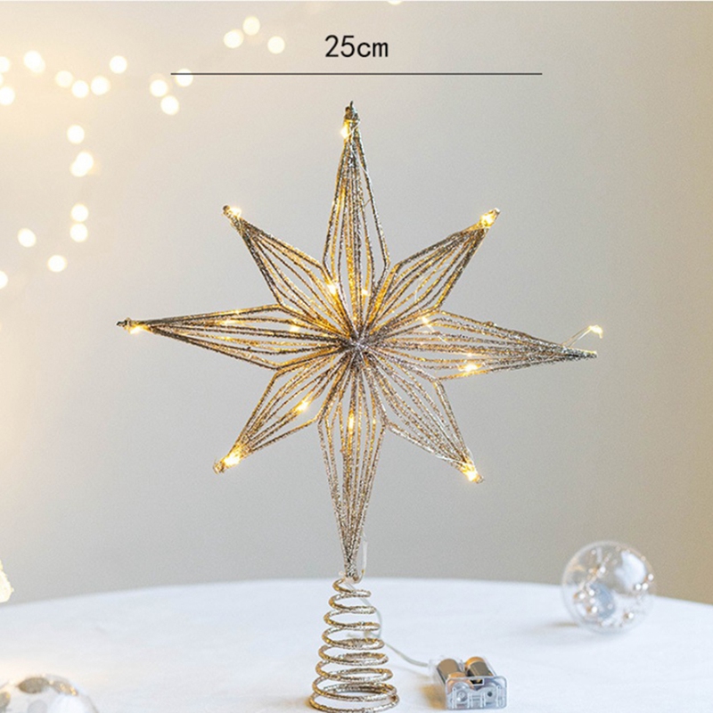 نجمة LED شجرة عيد الميلاد الحل - مراجعة Star Tree Topper وسعره